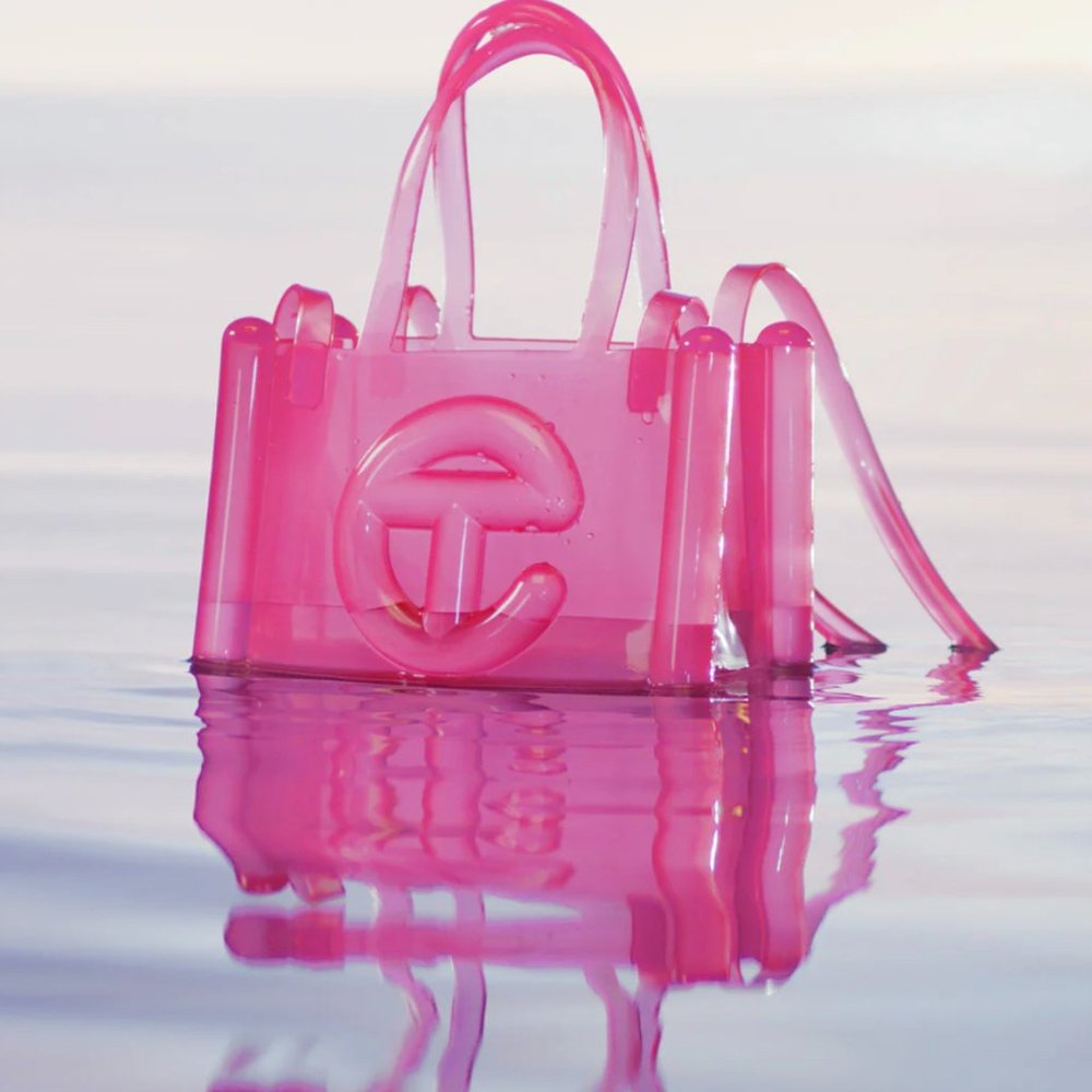 Melissa x Telfar Jelly Shopper in Small Barbie Pink